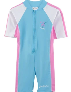 Tuga Sunwear Sunsuits & One-piece Swimsuits|Short Sleeve One-Piece Swimsuit - Mallow