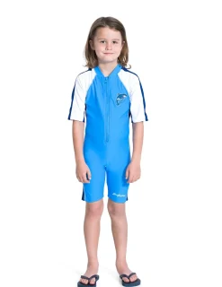 BOY Tuga Sunwear Sunsuits & One-piece Swimsuits|Short Sleeve One-Piece Swimsuit - Splash