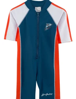 BOY Tuga Sunwear Sunsuits & One-piece Swimsuits|Short Sleeve One-Piece Swimsuit - Tangelo