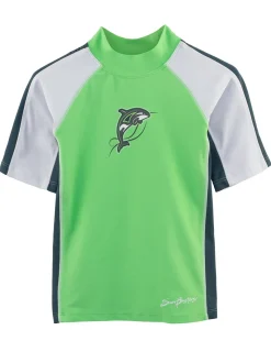 BOY Tuga Sunwear Swim Shirts & Rash Guards|Short Sleeve Rash Guard - Mantis