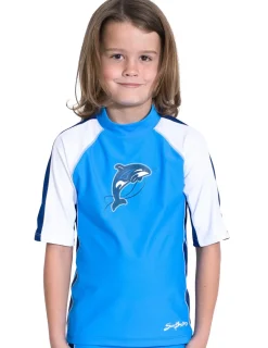 BOY Tuga Sunwear Swim Shirts & Rash Guards|Short Sleeve Rash Guard - Splash