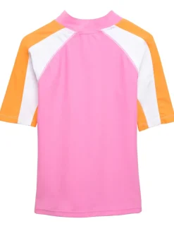 Tuga Sunwear Swim Shirts & Rash Guards|Short Sleeve Rash Guard - Pink Bloom