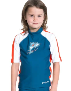 BOY Tuga Sunwear Swim Shirts & Rash Guards|Short Sleeve Rash Guard - Tangelo