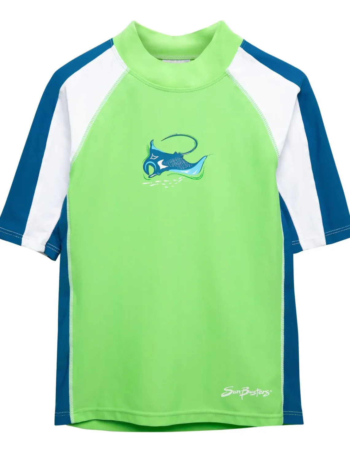 BOY Tuga Sunwear Swim Shirts & Rash Guards|Short Sleeve Rash Guard - Flash Green