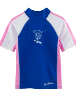 Tuga Sunwear Swim Shirts & Rash Guards|Short Sleeve Rash Guard - Buttercup