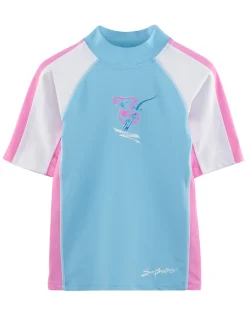 Tuga Sunwear Swim Shirts & Rash Guards|Short Sleeve Rash Guard - Mallow