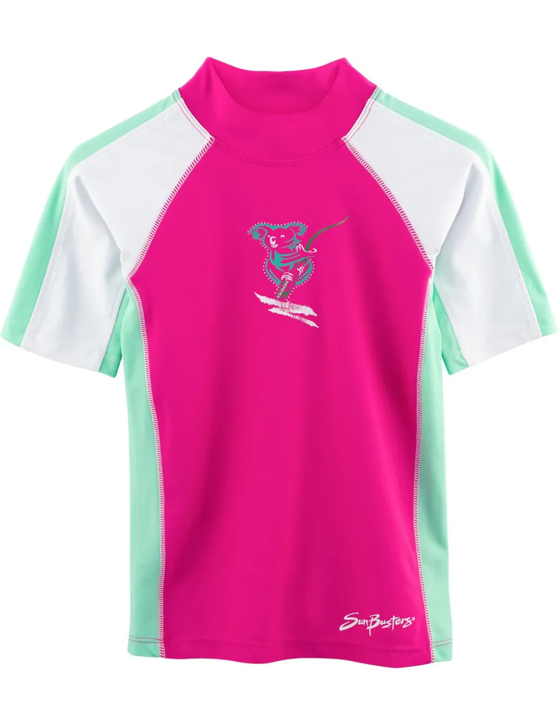 Tuga Sunwear Swim Shirts & Rash Guards|Short Sleeve Rash Guard - Poppy