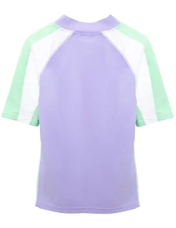 Tuga Sunwear Swim Shirts & Rash Guards|Short Sleeve Rash Guard - Sweet Lavender