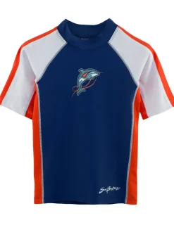 BOY Tuga Sunwear Swim Shirts & Rash Guards|Short SleeveRash Guard - Indigo / Tangelo