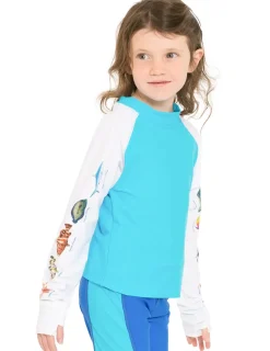 Tuga Sunwear Swim Shirts & Rash Guards|Snorkel Caribbean Fish ID Rash Guard - Hawaii