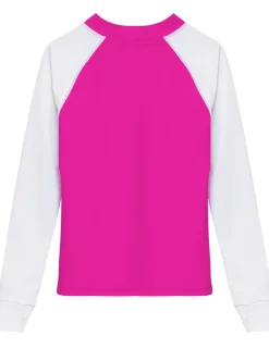 Tuga Sunwear Swim Shirts & Rash Guards|Snorkel Hawaii Fish ID Rash Guard - Fuchsia