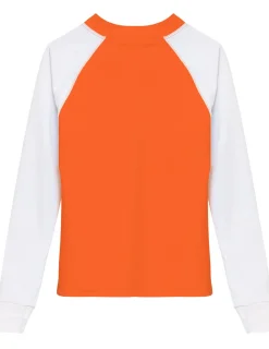 BOY Tuga Sunwear Swim Shirts & Rash Guards|Swim Shirts & Rash Guards|Snorkel Hawaii Fish ID Rash Guard - Orange