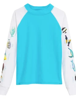 Tuga Sunwear Swim Shirts & Rash Guards|Snorkel Hawaii Fish ID Rash Guard - Hawaii