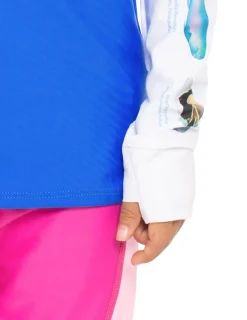 Tuga Sunwear Swim Shirts & Rash Guards|Snorkel Hoodie Rash Guard - Caribbean Fish ID - Fuchsia