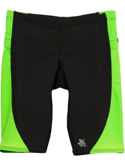 BOY Tuga Sunwear Swim Shorts, Leggings, & Diapers|Snorkel Jammer Swim Short - Black / Neon Green