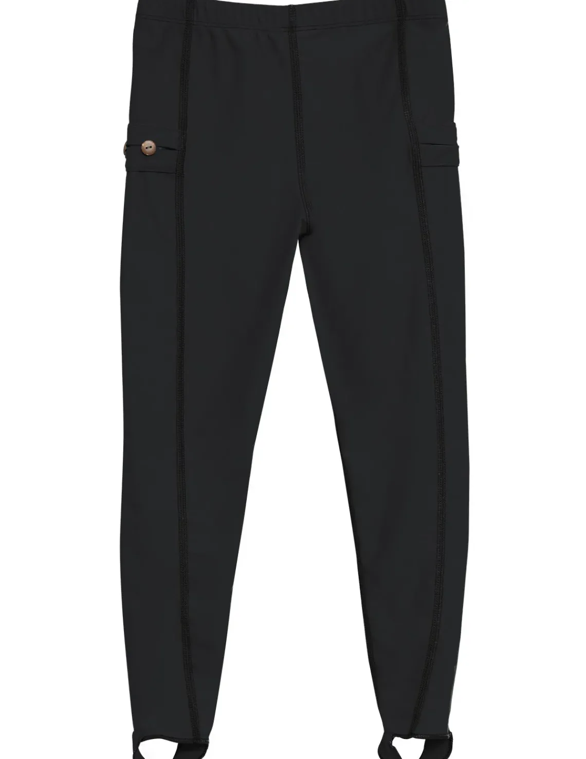 BOY Tuga Sunwear Swim Shorts, Leggings, & Diapers|Swim Shorts, Leggings, & Diapers|Snorkel Stirrup Swim Legging - Black