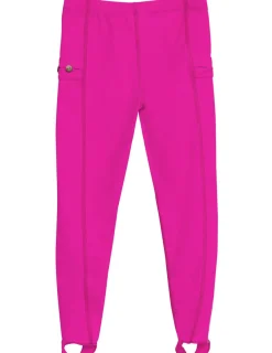 Tuga Sunwear Swim Shorts, Leggings, & Diapers|Snorkel Stirrup Swim Legging - Fuchsia