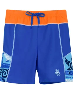 BOY Tuga Sunwear Swim Shorts, Leggings, & Diapers|South Swell Board Short - Lagoon