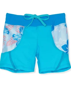 Tuga Sunwear Swim Shorts, Leggings, & Diapers|Swim Short - Celeste (MADE IN USA)