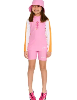 Tuga Sunwear Swim Shorts, Leggings, & Diapers|Swim Short - Pink Bloom