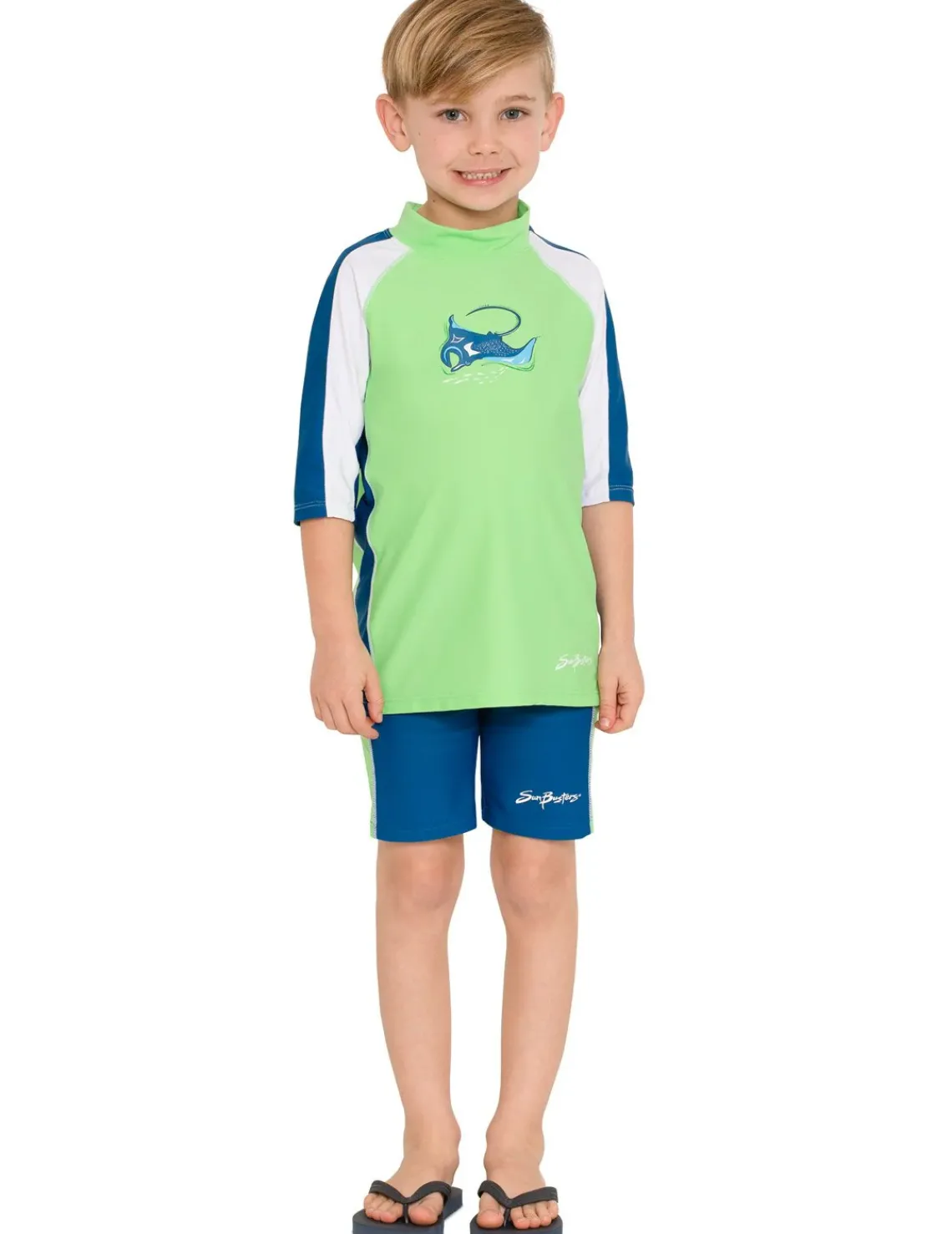 BOY Tuga Sunwear Swim Shorts, Leggings, & Diapers|Swim Shorts - Flash Green