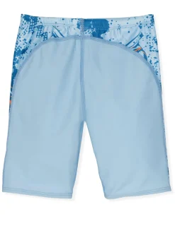 BOY Tuga Sunwear 2 Piece Swim Sets|Tube Long Sleeve Rash Guard & Jammer Short - Alba (MADE IN USA)