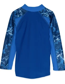 BOY Tuga Sunwear 2 Piece Swim Sets|Tube Long Sleeve Rash Guard & Jammer Short - Ocaso (MADE IN USA)