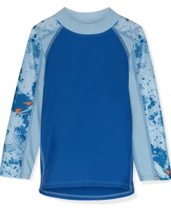 BOY Tuga Sunwear 2 Piece Swim Sets|Tube Long Sleeve Rash Guard & Swim Short - Alba (MADE IN USA)