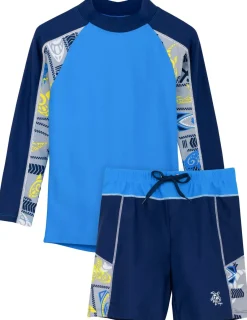 BOY Tuga Sunwear 2 Piece Swim Sets|Tube Rash Guard & Swim Short - Fanatic