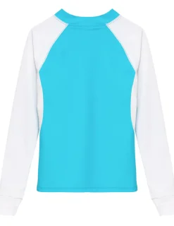 Women Tuga Sunwear Swim Shirts & Rash Guards|Women's Snorkel Caribbean Fish ID Rash Guard - Hawaii