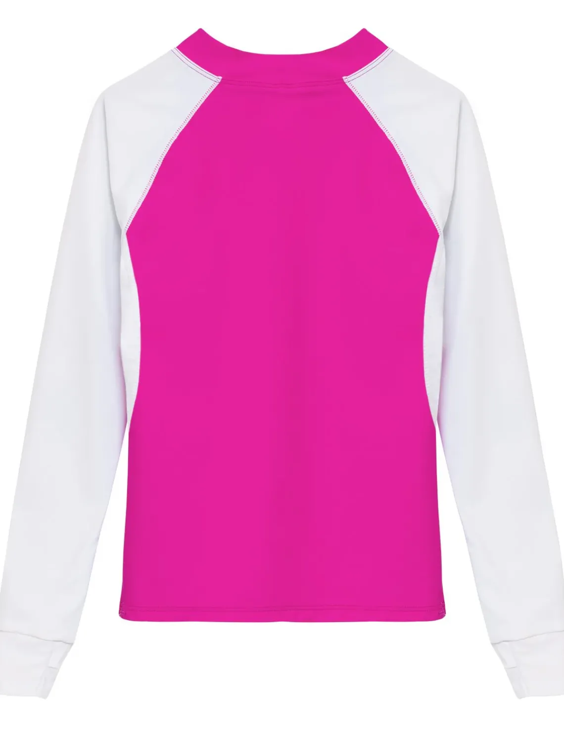 Women Tuga Sunwear Swim Shirts & Rash Guards|Women's Snorkel Caribbean Fish ID Rash Guard - Fuchsia