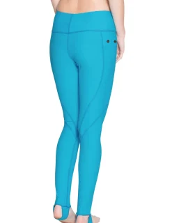 Women Tuga Sunwear Swim Shorts, Skirts, Capris, & Leggings|Women's Snorkel Stirrup Swim Legging - Teal