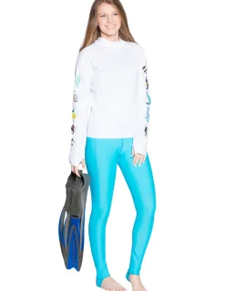 Women Tuga Sunwear Swim Shorts, Skirts, Capris, & Leggings|Women's Snorkel Stirrup Swim Legging - Black