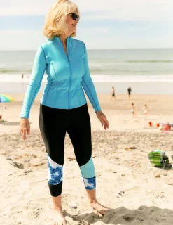 Women Tuga Sunwear Swim Shorts, Skirts, Capris, & Leggings|Women's Swim Capri 20