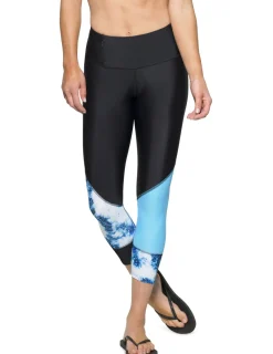 Women Tuga Sunwear Swim Shorts, Skirts, Capris, & Leggings|Women's Swim Capri 20" (Regular & Plus Size) - Peaceful Hawaii