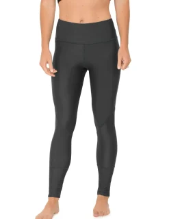 Women Tuga Sunwear Swim Shorts, Skirts, Capris, & Leggings|Women's Swim Legging (Regular & Plus Size) - Black