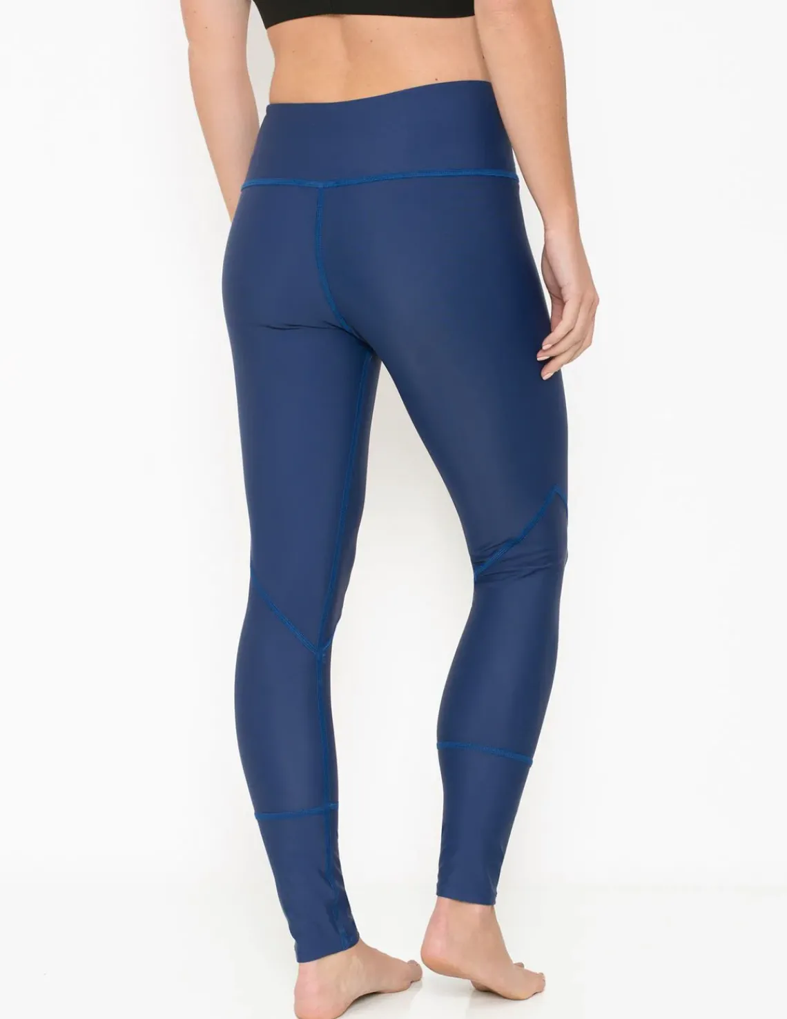 Women Tuga Sunwear Swim Shorts, Skirts, Capris, & Leggings|Women's Swim Legging (Regular & Plus Size) - Black