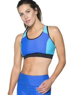 Women Tuga Sunwear Swim Shirts & Rash Guards|Women's Swim Sport Top (Regular & Plus Size) - Royal/Hawaii